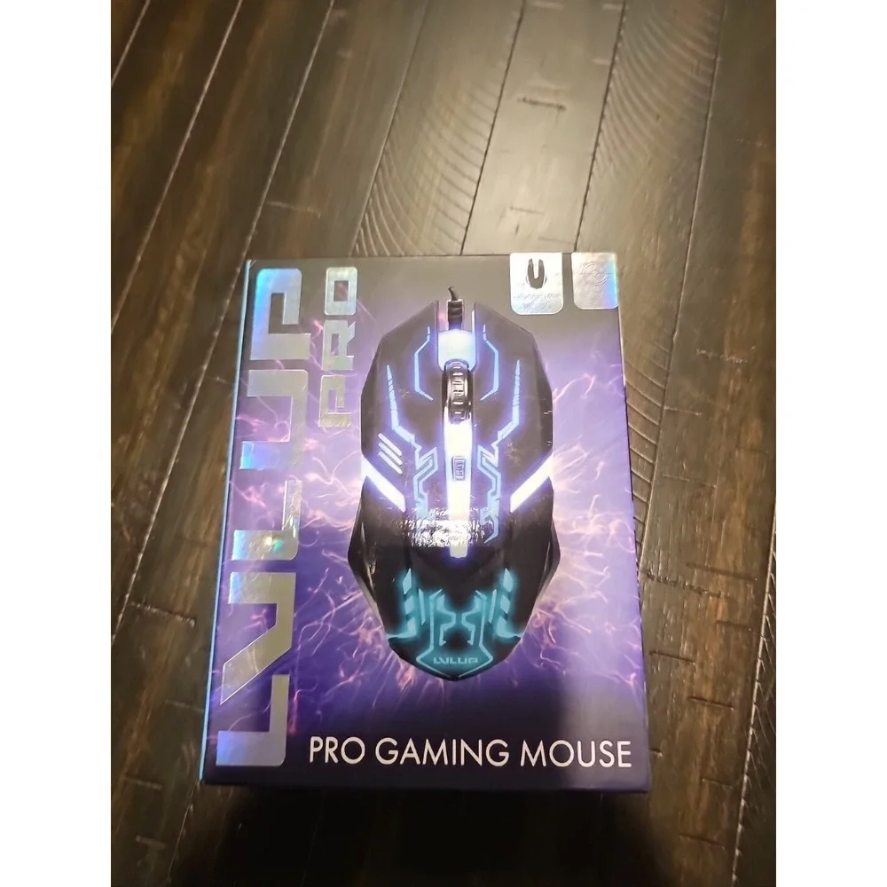 Vivitar LVLUP Pro Gaming‎ Mouse Ergonomic Design Adjustable DPI New SEALED